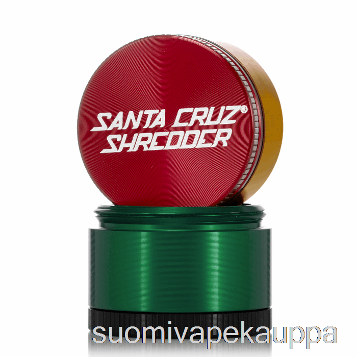 Vape Box Santa Cruz -silppuri 1,6 Tuuman Pieni 4-osainen Jauhin Rasta (40mm)
